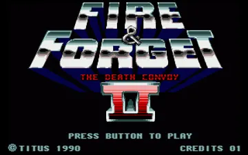 Fire & Forget II - The Death Convoy screen shot title